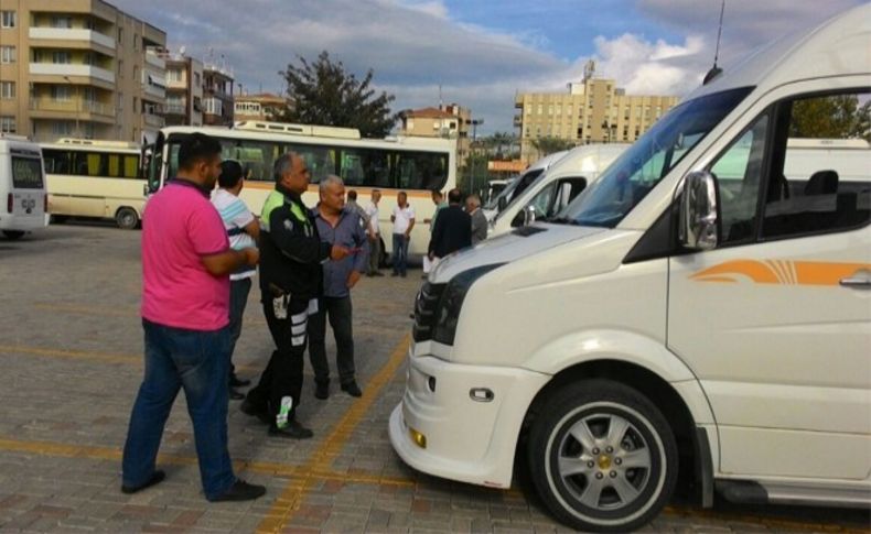 Aliağa’da okul servislerine denetim