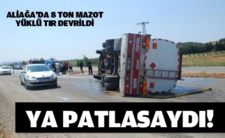 Aliağa'da faciadan dönüldü