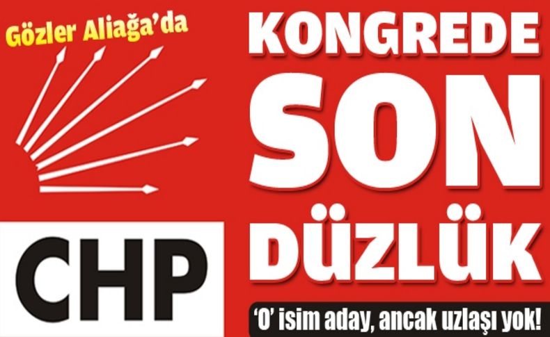 CHP Aliağa'da gözler kongrede