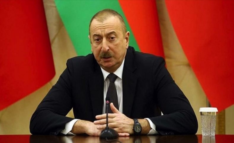 Aliyev: Ateşkes isteyenler Ermenistan'a silah gönderiyor