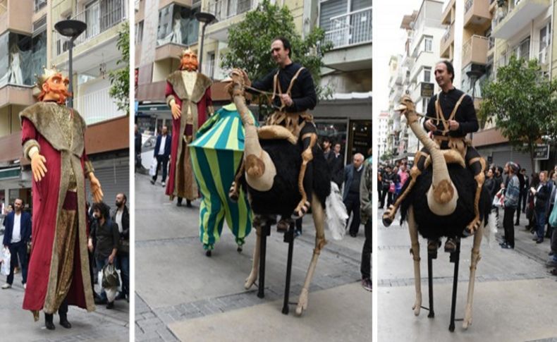 Alsancak sokaklarında rengarenk görüntüler