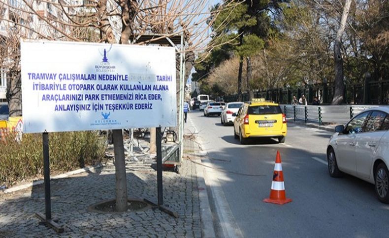 Alsancak'ta tramvay trafiği başladı