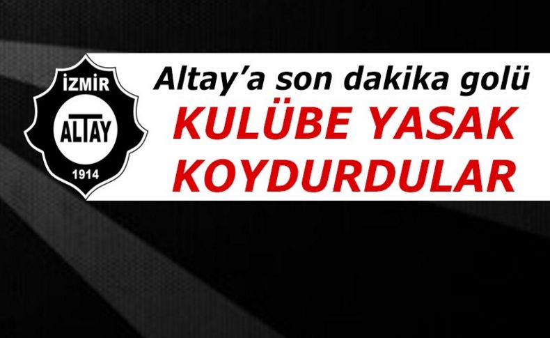 Altay'a son dakika golü