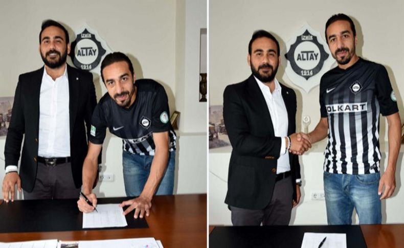 Altay'da İbrahim Öztürk imzaladı