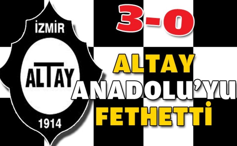 Altay 3 attı, 3 aldı