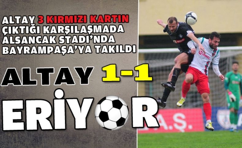 Altay bir puana razı oldu