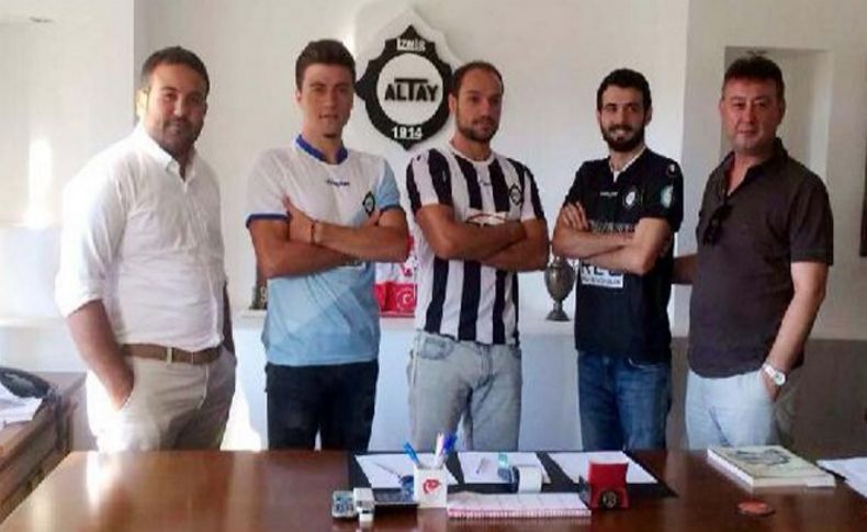 Altaylı futbolculardan kulübe katktı
