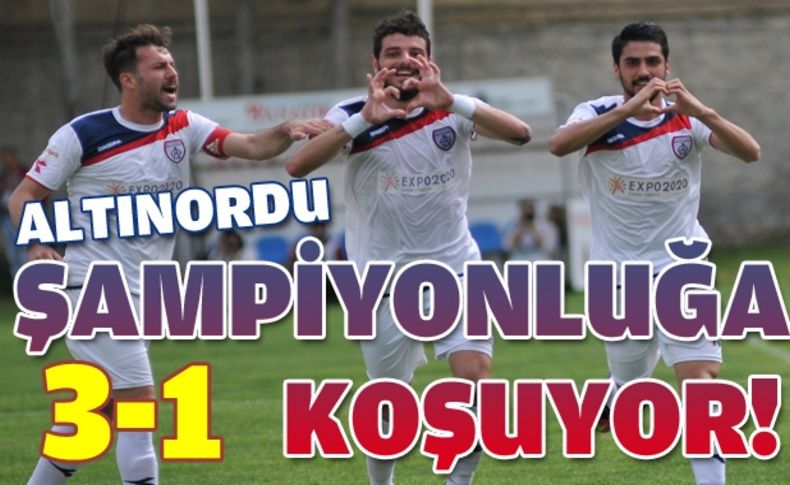 Altınordu Şampiyonluğa koşuyor