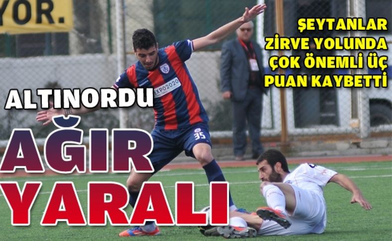Altınordu, Sancaktepe'ye takıldı
