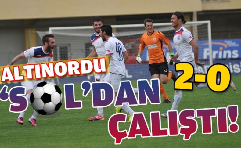 Altınordu “sol” şeritte: 2-0