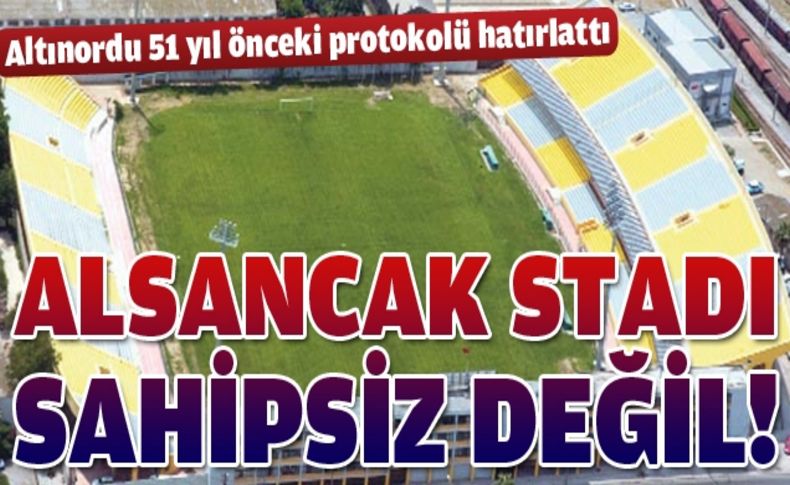 Altınordu'dan Alsancak Stadı için öneri