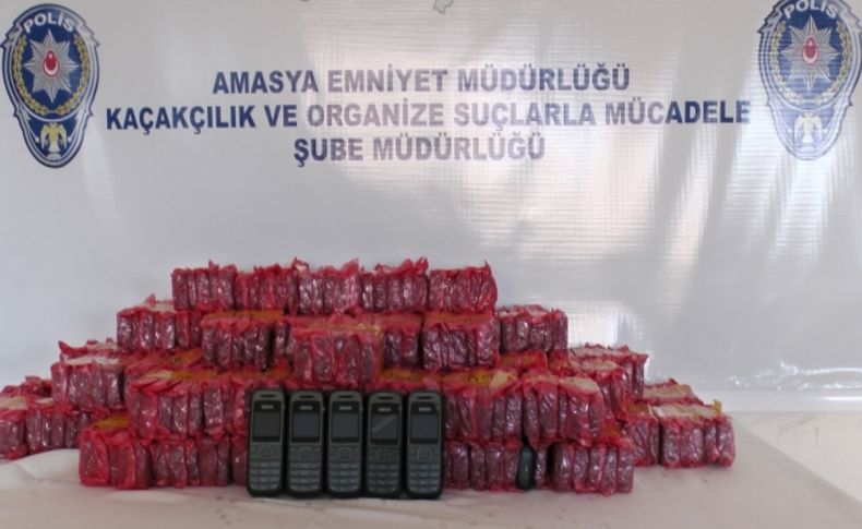 Amasya’da kaçak cep telefonu operasyonu