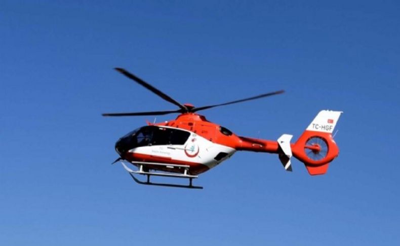 Ambulans helikoptere tören sürprizi