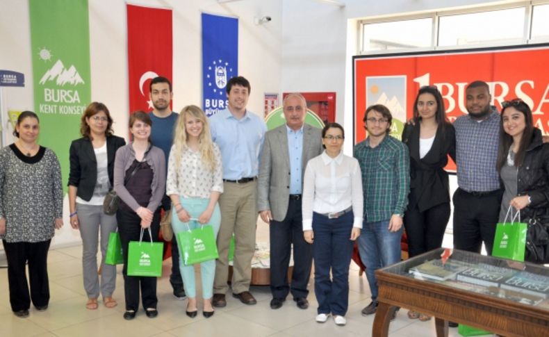Amerikalı öğrenciler Bursa'ya hayran kaldı