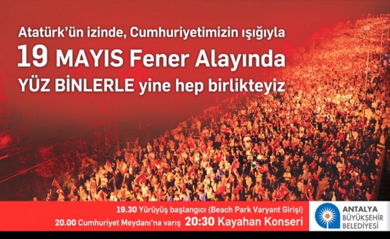 Antalya Büyükşehir Belediyesi 19 Mayıs’ta Kayahan konseri düzenliyor