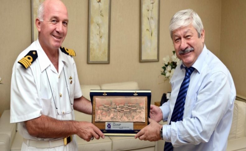 Antalya Deniz Komutanı Şirin’den Akaydın’a veda ziyareti