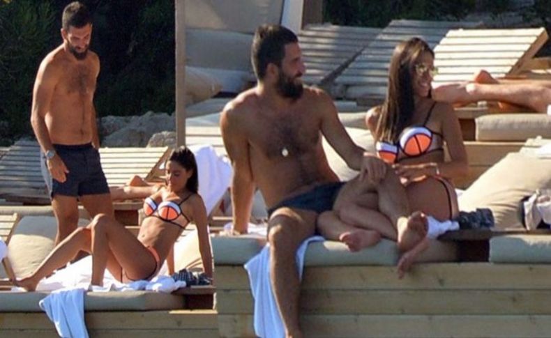 Arda Turan ile sevgilisinin romantik bodrum tatili