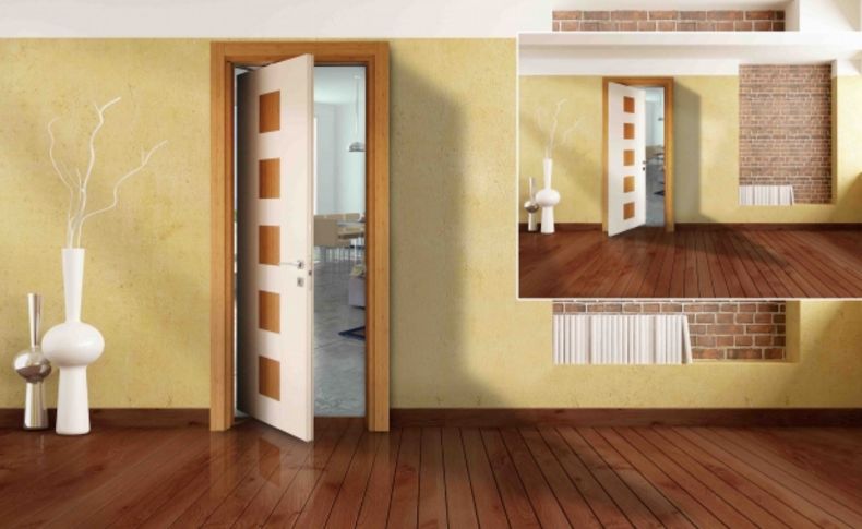 Artella'dan çift tarafa açılan iç mekan kapıları