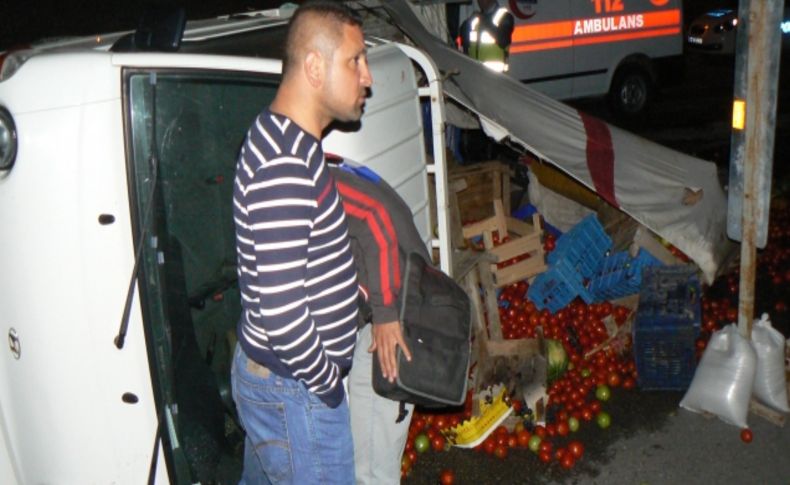 Aşırı hız ve dikkatsizlik kazaya neden oldu: 1 yaralı