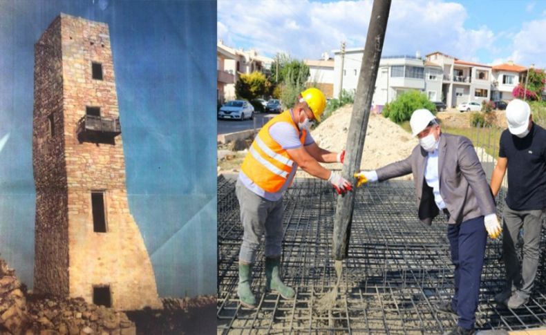 Aşk filmlerine konu olan Nezir’in kulesi yeniden inşa ediliyor!