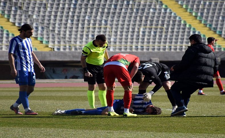 Atatürk Stadı’nda korkutan anlar!