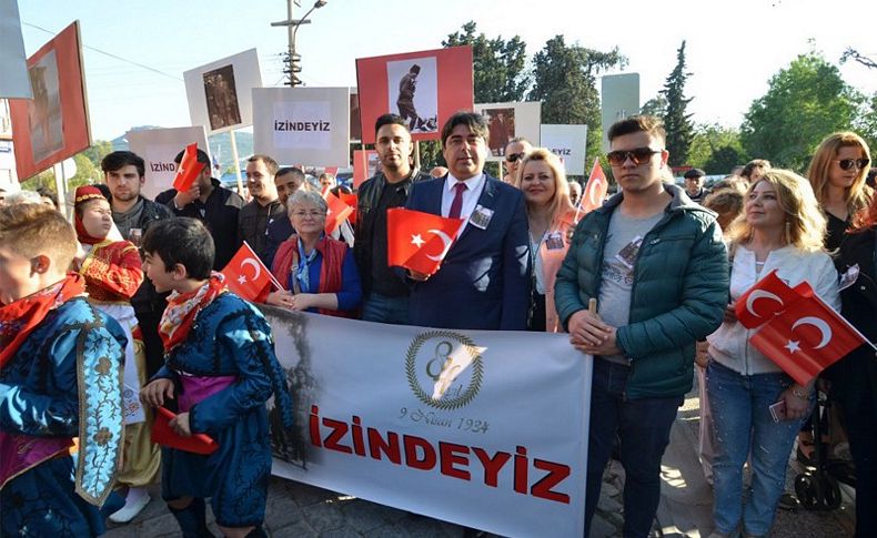 Atatürk'ün Foça'ya gelişinin 84. yılı coşkuyla kutlandı