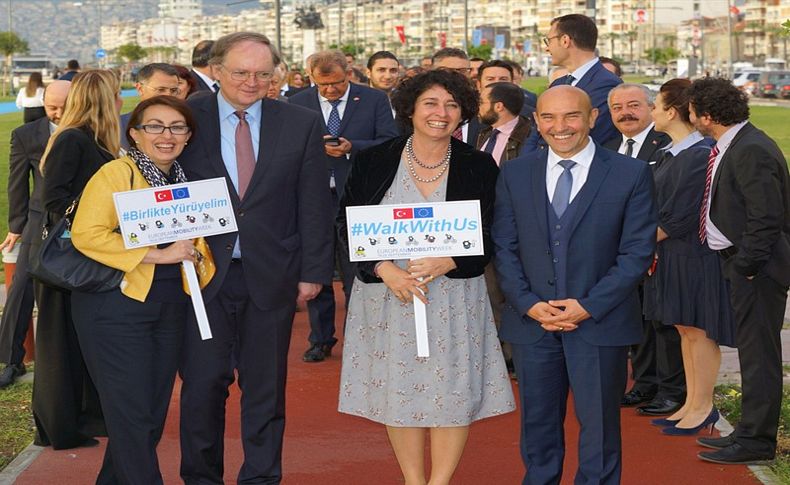 Avrupa günü Kordon'da kutlandı