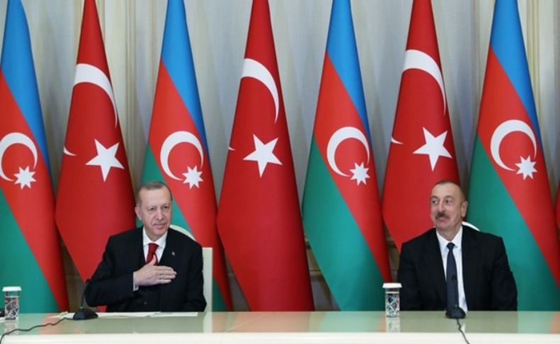 Azerbaycan'da ortak zirve! İki liderden Ermenistan'a mesaj