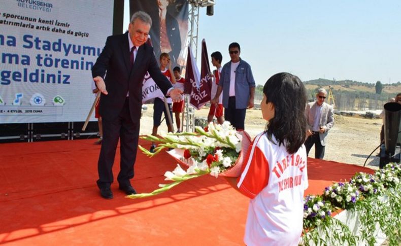 Kocaoğlu'ndan Tire'de temel atma töreninde stat çıkışı: Buradan taahhüt ediyorum...