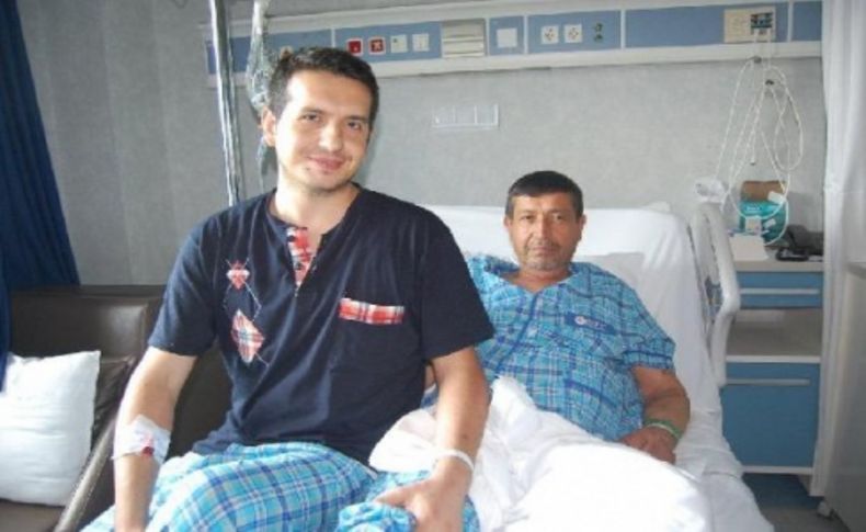 Babasına böbreğiyle hayat verdi