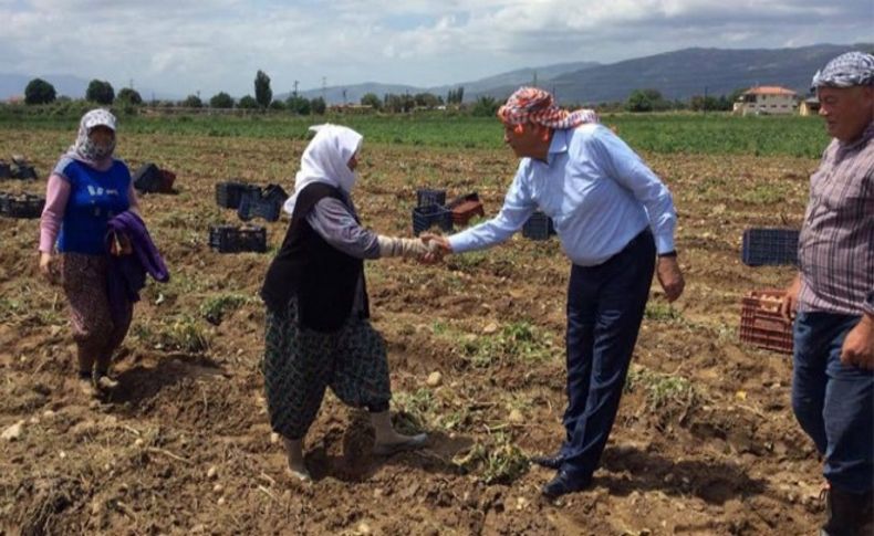 Badem, 'Sarıkız' üreticisiyle buluştu