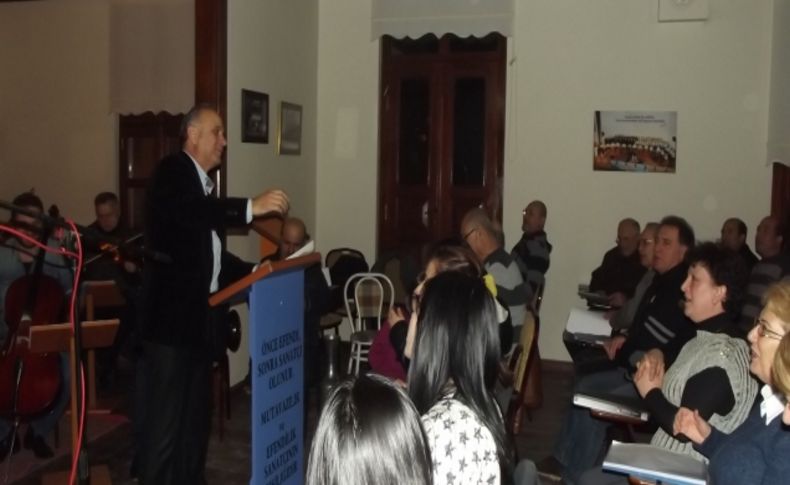 Bafra Musiki Cemiyeti konsere hazırlanıyor