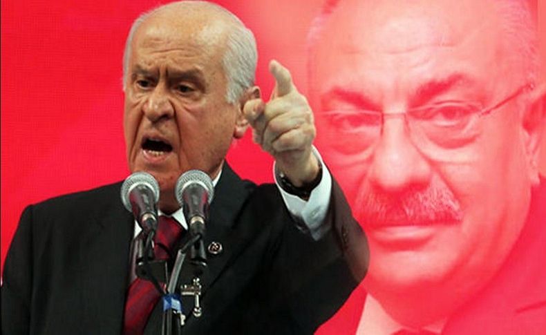 Bahçeli’nin çıkışında Türkeş işareti