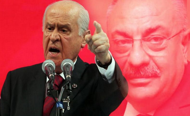 Bahçeli’nin çıkışında Türkeş işareti