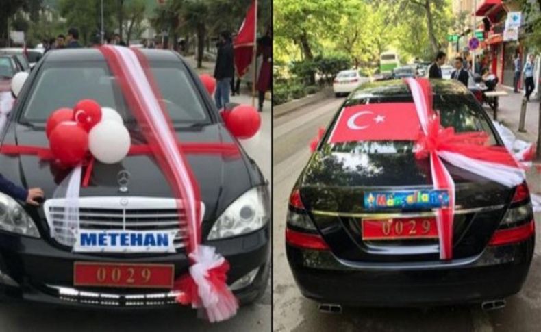 Bakan'ın makam aracı sünnet aracı oldu