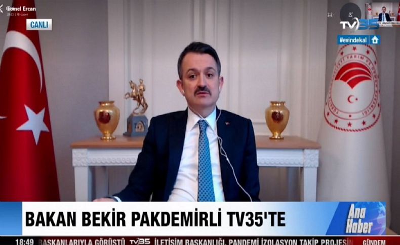 Bakan Pakdemirli'den TV35’e önemli açıklamalar!