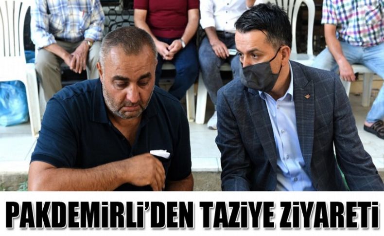 Bakan Pakdemirli'den AK Parti Kiraz ilçe başkanına taziye ziyareti