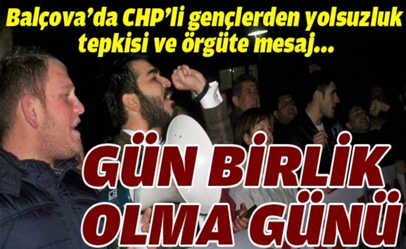Balçovalı gençler den yolsuzluk tepkisi ve örgüte mesaj