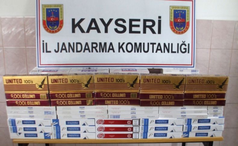 Bandrolsüz sigara ele geçirildi