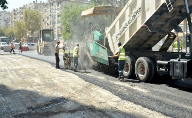 Baraj Yolu asfaltlanıyor