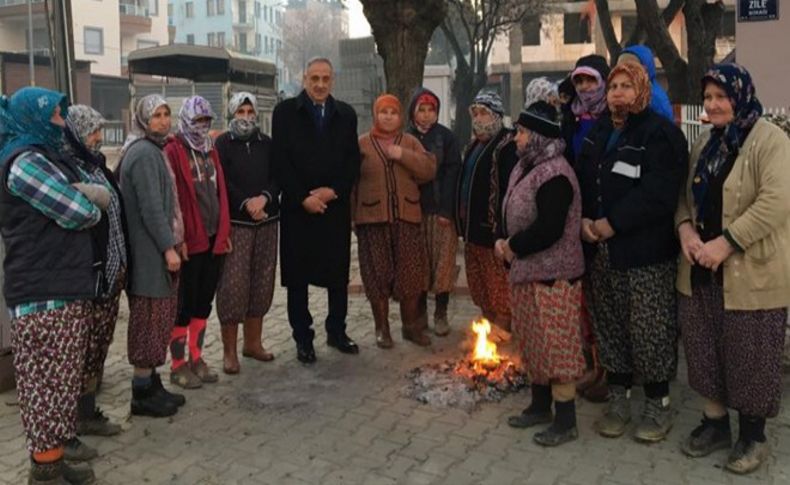 Başkan Badem'den mesaiye tarlada start