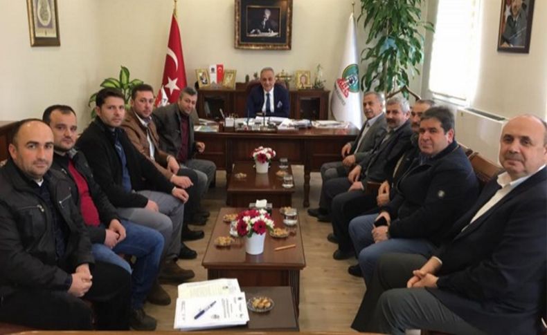 Başkan Badem'e bir günde iki ziyaret