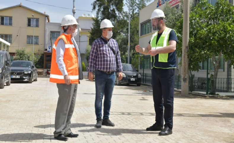 Gümrükçü'den üst yapı çalışmalarına yerinde inceleme