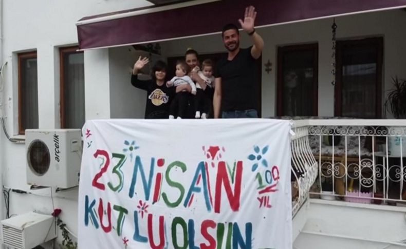 Başkan Gürbüz’den 23 Nisan pankartı