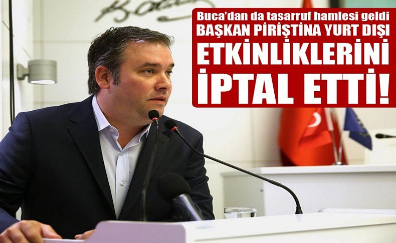Başkan Piriştina, iki yurtdışı etkinliğini iptal etti