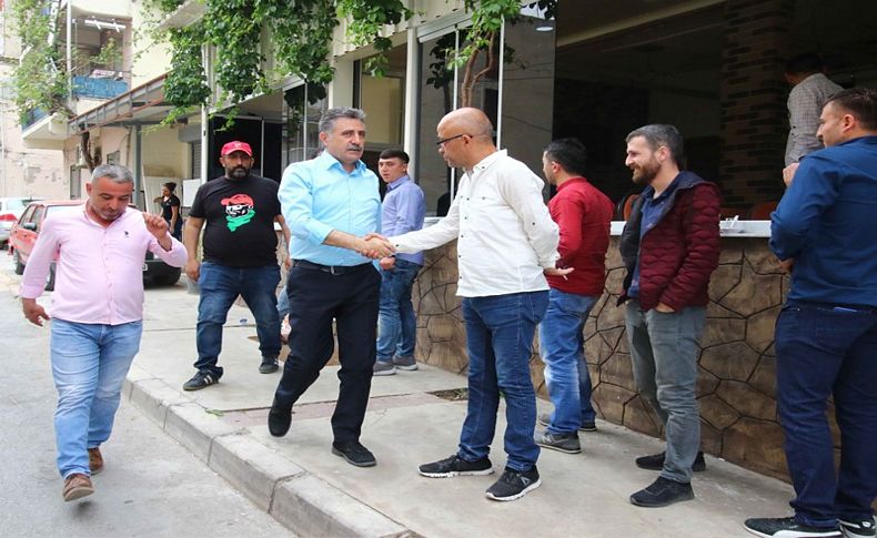 Başkan Sandal sahaya indi