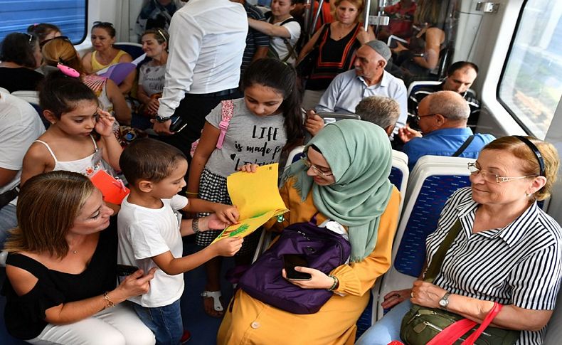 Başkan Soyer’in çağrısına anaokulu öğrencilerinden destek