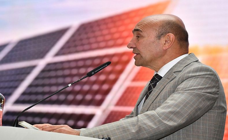 Başkan Tunç Soyer güneş enerjisinin ekonomi için önemine vurgu yaptı