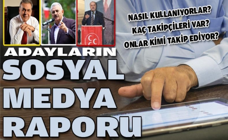 Başkan adaylarının sosyal medya raporu!