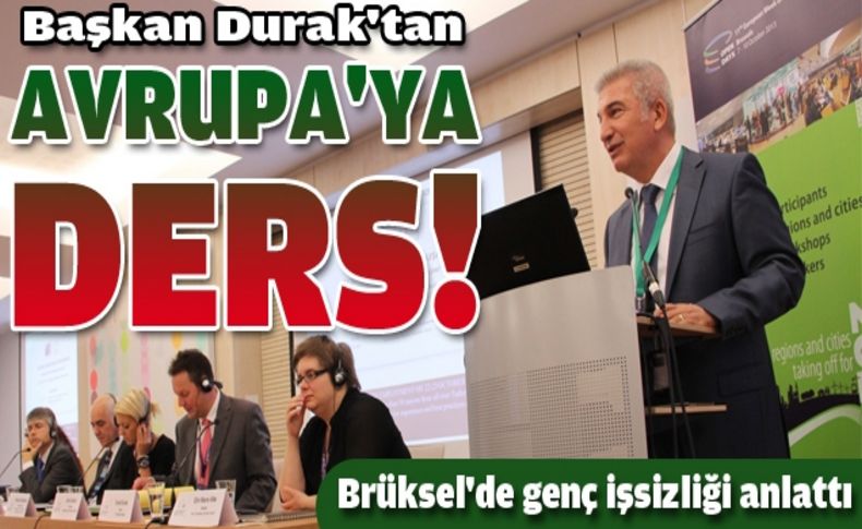 Başkan Durak Open Days'a konuştu